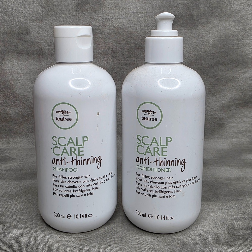 Tea Tree Scalp Care Anti-Thinning Shampoo & Conditioner SET 10.14 fl oz